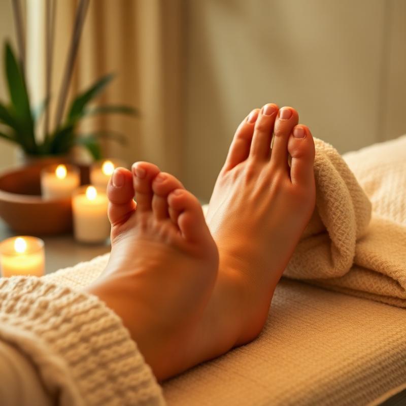 Завершення — етап масажу стоп